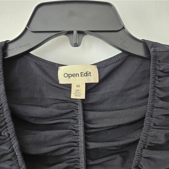 Open Edit Ruched Sleeveless V-neck Top NWOT - Picture 4 of 5